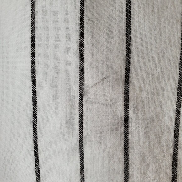 S Tulip Pippa Striped Asymmetrical Lagenlook Blouse Half Sleeve Artsy Tunic - Picture 12 of 12